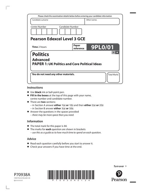 We have created a new set of mock papers for Edexcel A level Politics which can be found below. . Edexcel a level politics 2022 paper